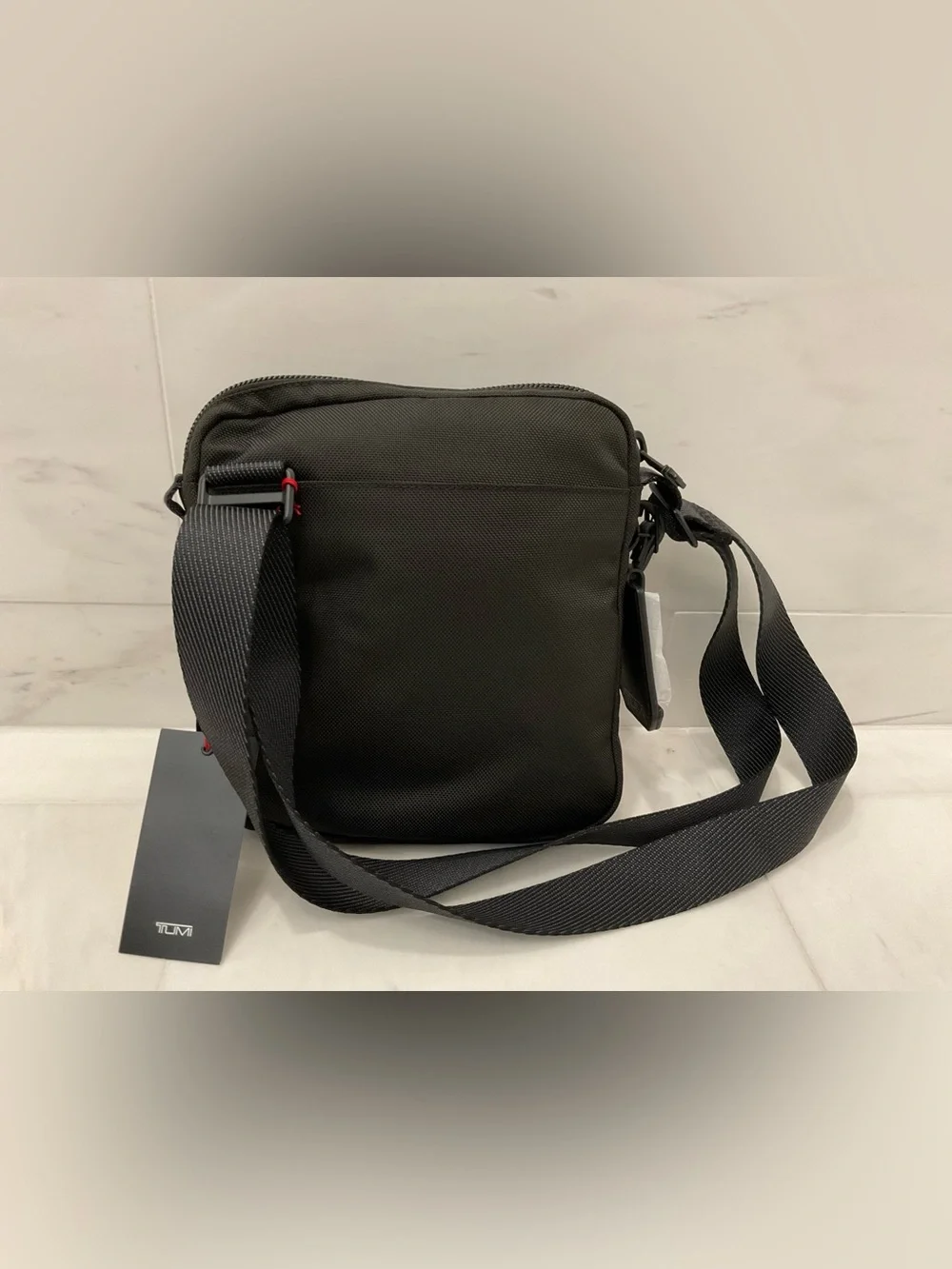 NEW Tumi ALPHA BRAVO JUNIOR 9.5” Ballistic Nylon Sling Crossbody Bag - BLACK